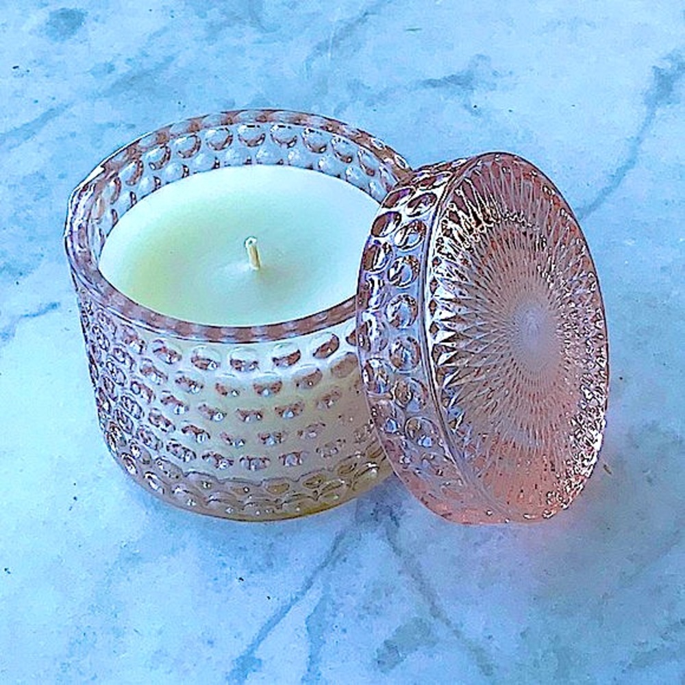 SUSAN JACOBS NEW YORK CANDLE SPRING GRAPEFRUIT NEW 1 WICK GRAPEFRUIT CRYSTAL 5.6